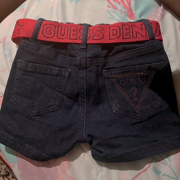 Guess Jean shorts sized 4 toddlers girl. - Picture 2 of 4